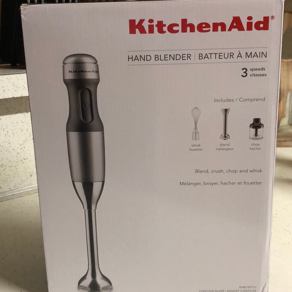 Kitchen aid 3 speed hand blender